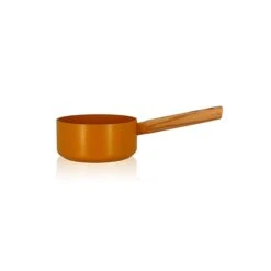 Casserole Ector Induction Aluminium RevĂŞtu Manche En Bois 16 Cm Jaune