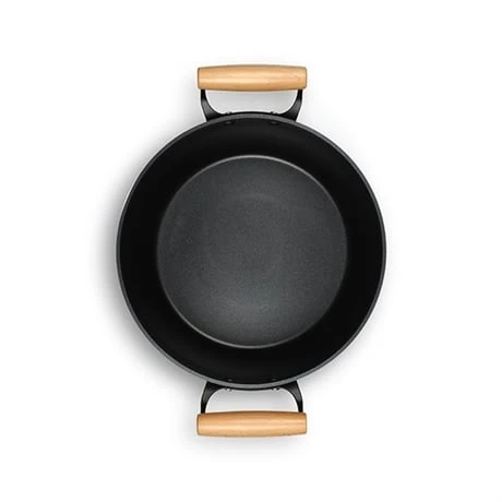 LIVOO Faitout Wood Line Blanc 24 Cm 2 LIVOO Faitout Wood Line Blanc 24 Cm – Image 2