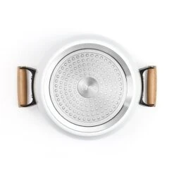 LIVOO Faitout Wood Line Blanc 24 Cm 7 LIVOO Faitout Wood Line Blanc 24 Cm -Casserole & Saveurs Magasin 116000 3 1 Faitout wood line blanc 24 cm Livoo