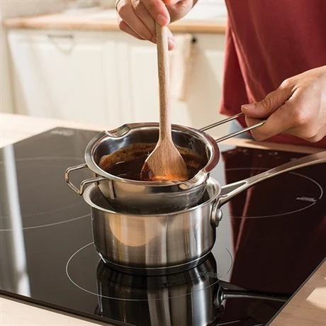Lot Petite Casserole Inox 12 Cm Et Bol Bain-marie Inox 14 Cm Avec Poignée Longue 2 Lot Petite Casserole Inox 12 Cm Et Bol Bain-marie Inox 14 Cm Avec Poignée Longue – Image 2