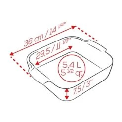 Peugeot Plat Four Carré Céramique écru 36 Cm -Casserole & Saveurs Magasin 201179 2 2 Plat four carre ceramique ecru 36 cm Peugeot