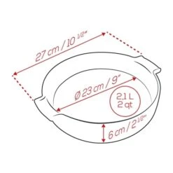 Peugeot Plat Four Rond Céramique Ardoise 27 Cm -Casserole & Saveurs Magasin 201197 2 2 Plat four rond ceramique ardoise 27 cm Peugeot