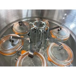 Lot Cuiseur 90 L 24 Bocaux Avec Thermomètre à Cadran Et Pince à Bocal -Casserole & Saveurs Magasin 209019 4 1 Lot cuiseur 90 L 24 bocaux avec thermometre a cadran et pince a bocal Le Pratique