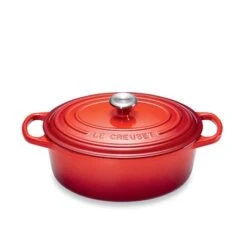 Produits populaires 15 Le Creuset Cocotte Fonte Ovale Cerise 29 Cm