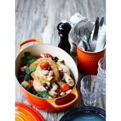 Le Creuset Cocotte Fonte Ovale Volcanique 31 Cm 6 Le Creuset Cocotte Fonte Ovale Volcanique 31 Cm -Casserole & Saveurs Magasin 213207 2 3 Cocotte fonte ovale volcanique 31 cm Le Creuset