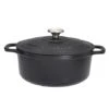 Cocotte Sublime Fonte Rond 4 L 24 Cm Noir