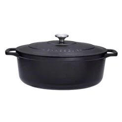 Cocotte Sublime Fonte Ovale 7,1 L 33 Cm Noir