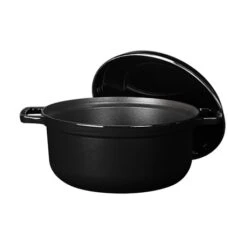 Invicta Cocotte Bistrot Noir 2 à 4 Personnes 20 Cm -Casserole & Saveurs Magasin 213258 1 3 Cocotte bistrot noir 2 a 4 personnes 20 cm Invicta