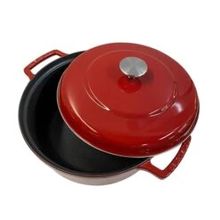 Produits populaires -Casserole & Saveurs Magasin 213264 1 2 Cocotte Bistrot rouge 28 cm Invicta