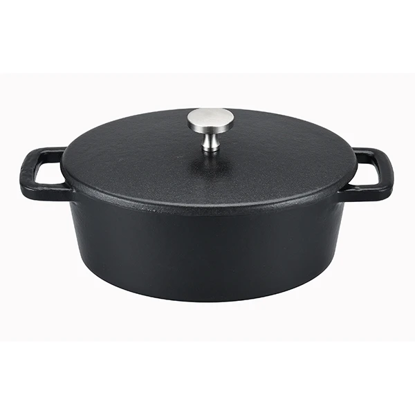 Mini Cocotte En Fonte émaillé Ovale Black Design 12,5 Cm Noir Mat 1 Mini Cocotte En Fonte émaillé Ovale Black Design 12,5 Cm Noir Mat