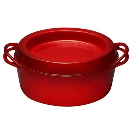 Le Creuset Cocotte Fonte Ovale Doufeu 32 Cm 7,2 L Cerise 2 Le Creuset Cocotte Fonte Ovale Doufeu 32 Cm 7,2 L Cerise – Image 2