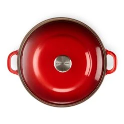 Le Creuset Cocotte Fonte Rond Plume 28 Cm 3,9 L Rouge -Casserole & Saveurs Magasin 21605 3 2 Cocotte fonte rond Plume 28 cm 3 9 L rouge Le Creuset