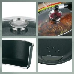 Cocotte à Braiser En Fonte D'aluminium Kerros 8 L -Casserole & Saveurs Magasin 22302 3 2 Cocotte a braiser en fonte d aluminium Kerros 8 L Kela