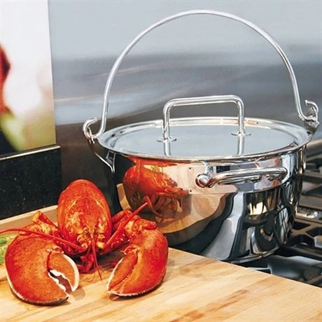 Lot Marmite à Crustacés Confiture 30 Cm Et Couvercle 2 Lot Marmite à Crustacés Confiture 30 Cm Et Couvercle – Image 2