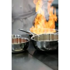 Casserole Inox Castel'Pro 20 Cm -Casserole & Saveurs Magasin 274062 4 4 Casserole inox Castel Pro 20 cm Cristel