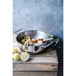 Faitout Avec Couvercle Inox Castel'pro 24 Cm -Casserole & Saveurs Magasin 27672 3 6 Faitout avec couvercle inox Castel pro 24 cm Cristel