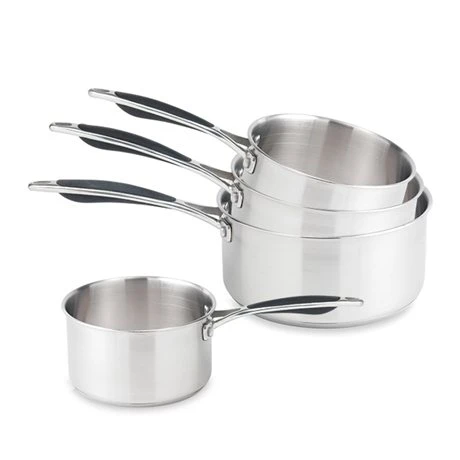 Lot De 4 Casseroles Excell'inox 14, 16, 18, 20 Cm 1 Lot De 4 Casseroles Excell'inox 14, 16, 18, 20 Cm