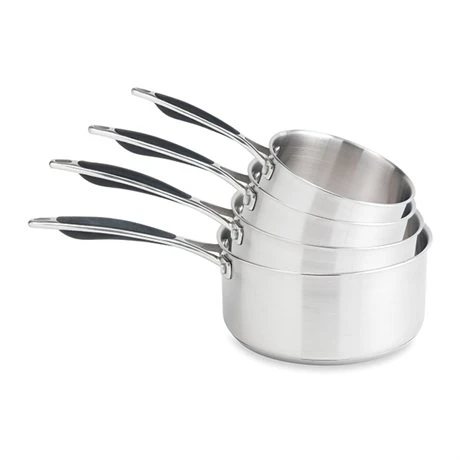 Lot De 4 Casseroles Excell'inox 14, 16, 18, 20 Cm 2 Lot De 4 Casseroles Excell'inox 14, 16, 18, 20 Cm – Image 2