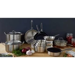 Lot De 4 Casseroles Excell'inox 14, 16, 18, 20 Cm 5 Lot De 4 Casseroles Excell'inox 14, 16, 18, 20 Cm -Casserole & Saveurs Magasin 279091 2 2 Lot de 4 casseroles Excell inox 14 16 18 20 cm Mathon