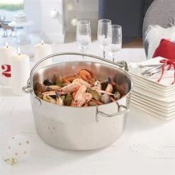 Lot Marmite à Confiture Ou Crustacé Et Couvercle Inox 30 Cm -Casserole & Saveurs Magasin 279121 2 1 Lot marmite a confiture ou crustace et couvercle inox 30 cm