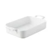 Plat Rectangulaire Porcelaine Belle Cuisine 26 Cm Blanc