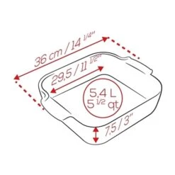 Produits populaires -Casserole & Saveurs Magasin 301326 1 2 Plat carre ceramique terracotta 36 cm Peugeot