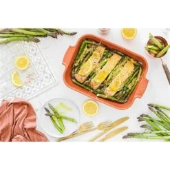 Peugeot Plat Rectangulaire Céramique Terracotta 32 Cm -Casserole & Saveurs Magasin 301342 3 3 Plat rectangulaire ceramique terracotta 32 cm Peugeot