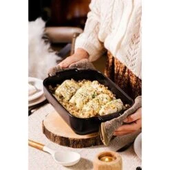 Peugeot Plat à Four Céramique Appolia Rectangulaire Noir Mat 36 Cm -Casserole & Saveurs Magasin 301367 2 2 Plat a four ceramique Appolia rectangulaire noir mat 36 cm Peugeot