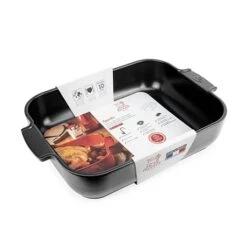 Produits populaires -Casserole & Saveurs Magasin 301368 1 3 Plat a four ceramique Appolia rectangulaire noir mat 40 cm Peugeot