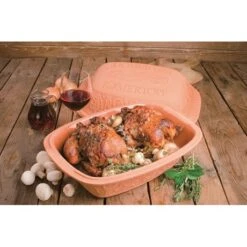 Cocotte Ovale En Terre Cuite 39 Cm 6 Personnes 7 Cocotte Ovale En Terre Cuite 39 Cm 6 Personnes -Casserole & Saveurs Magasin 30418 3 2 Cocotte ovale en terre cuite 39 cm 6 personnes Romertopf