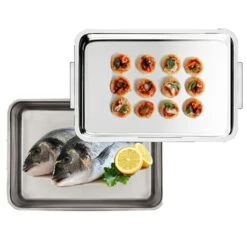 Plat à Four Inox Extra Profond Avec Couvercle Duplex 7 Plat à Four Inox Extra Profond Avec Couvercle Duplex -Casserole & Saveurs Magasin 371003 2 1 Plat a four Inox extra profond avec couvercle Duplex Inoxriv