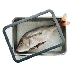 Plat à Four En Inox Avec Couvercle Transparent 36 X 25 Cm 5 Plat à Four En Inox Avec Couvercle Transparent 36 X 25 Cm -Casserole & Saveurs Magasin 37114 2 2 Plat a four en inox avec couvercle transparent 36 x 25 cm Inoxriv